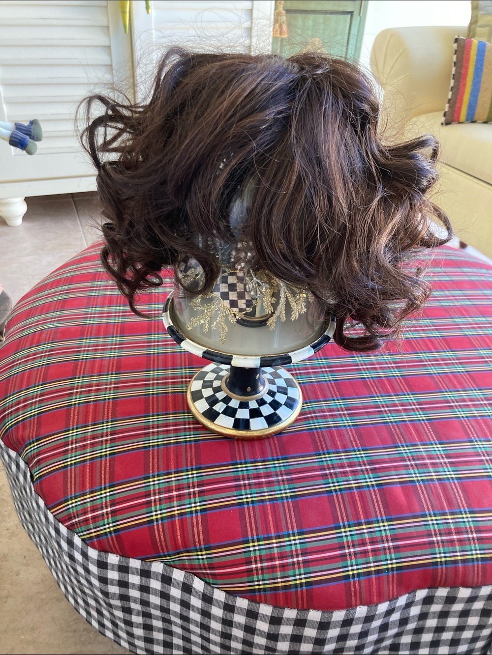 Beautiful curly wig